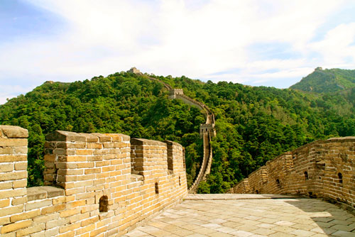 Vista de la Gran Muralla China