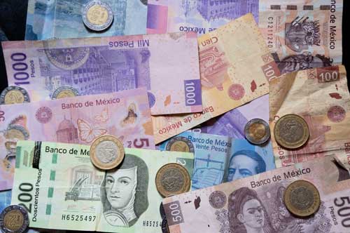 Billetes de Peso Mejicano