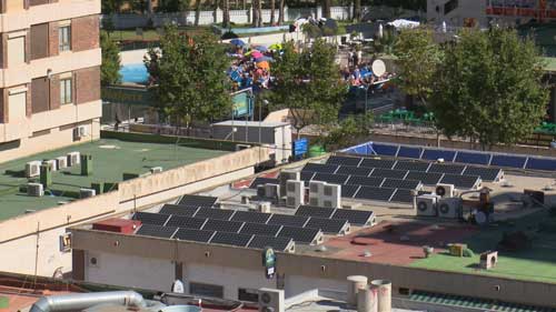 Solar panels - Eurochange Juan Fuster Zaragoza, Benidorm