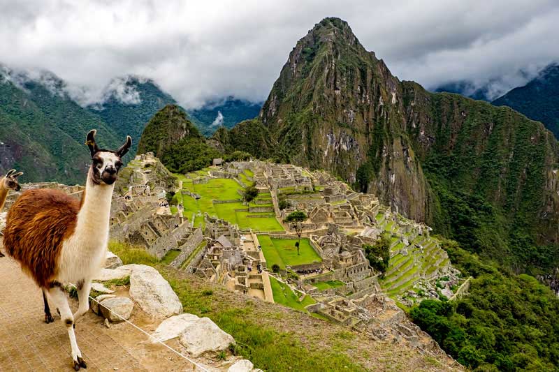 Machu Picchu views in Peru