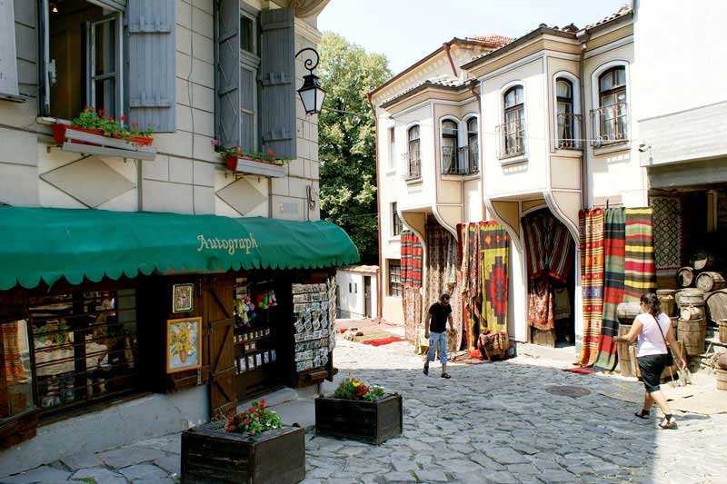 Calles de Plovdiv, Bulgaria