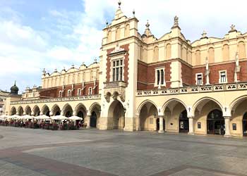 Market Square in Krakow, Poland