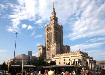 Palace of Culture and Science in Warsaw, Poland