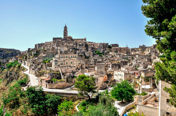Old Town of Matera in Italy
