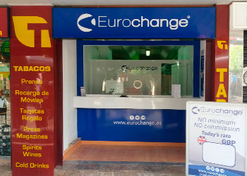Oficina de cambio de moneda en Magaluf
