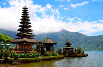 Pagoda en Indonesia