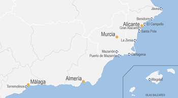 Mapa de oficinas de cambio Eurochange abiertas durante la fase 1