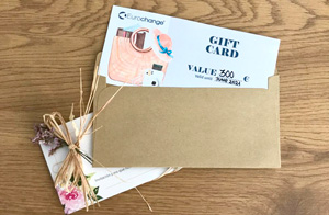 Tarjeta regalo para bodas Eurochange