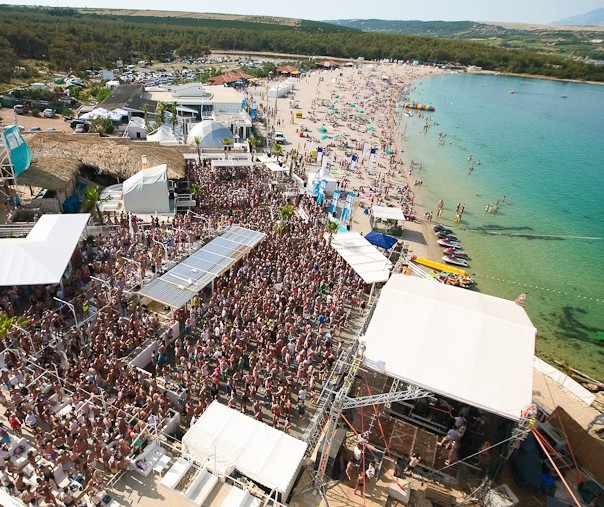 Zrce Beach - Photo from www.zrce.eu